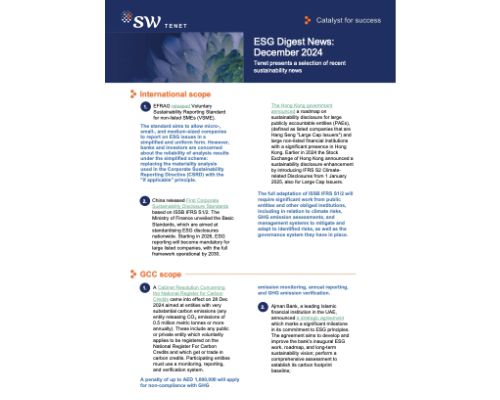 ESG Digest News: December 2024
