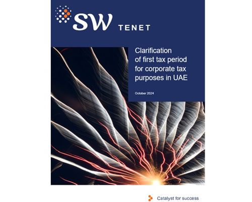 Clarification of first tax period for corporate tax purposes in UAE